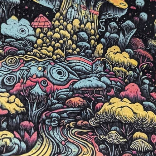 DTG-Druck auf schwarzer Baumwolle – Stoff³ Kassel